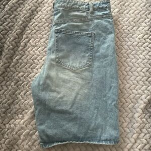 Women Blue Denim Jorts